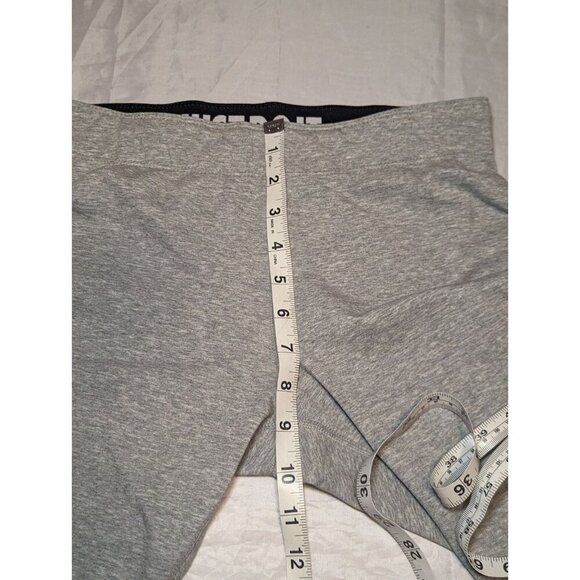 Nike Women's Grey Leggings Size Small "Just Do It" Big Logo Spellout On Leg - Picture 12 of 15